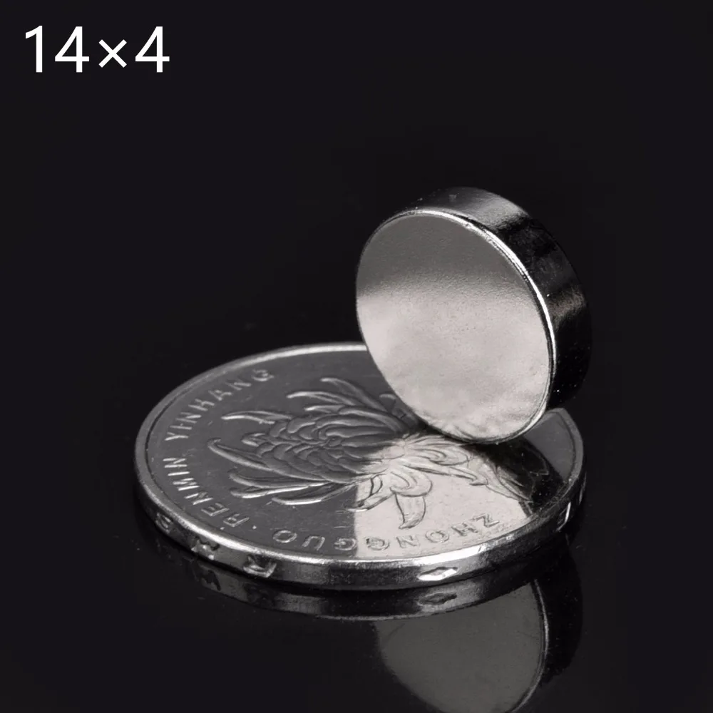 100 шт. 14x4 мм магнит N35 редкоземельных 14*4 d14x4mm маленькие магниты на холодильник D14 * 4