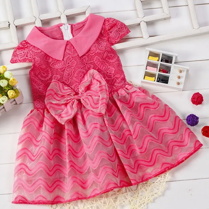 infant baby dresses party children clothing little girls dresses yellow cute wedding pettidress baby meisjes kleding kiz bebek (13)