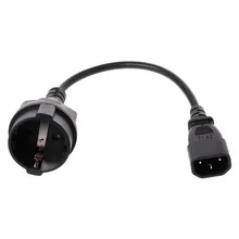 PDU Мощность привести IEC 320 C14 европейские женские Schuko адаптер удлинитель