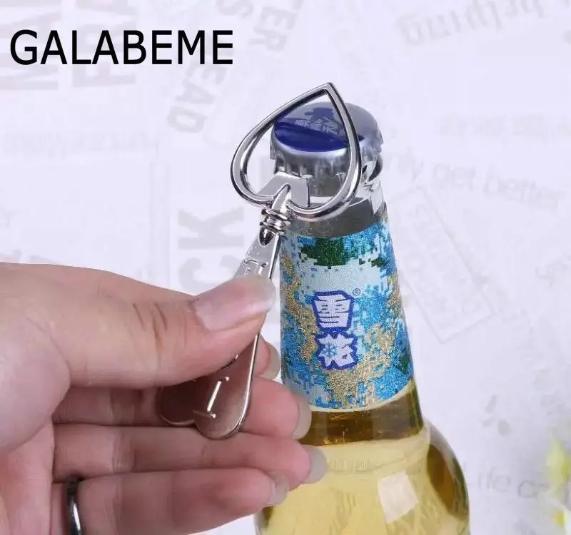 

Galabeme 12PC Portable Love heart Beer Opener Bottle Openers Kitchen Gadgets Dining Bar Cooking Tools Wedding Gift for guest