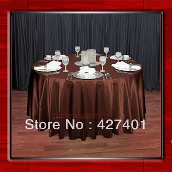 

Copper 108" Round Shaped Poly Satin Table Cloth /Banquet Tablecloths/Table Linen/Free Shipping/ For Wedding Party Decorating