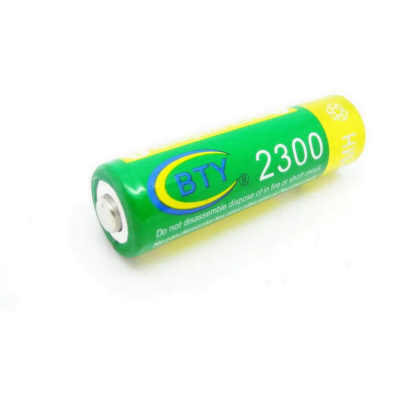 100 шт/партия оптовая продажа Ni-MH 2300 mAh AA батареи litio 1,2 V CE аккумуляторная батарея для камеры, игрушечный фонарик факел