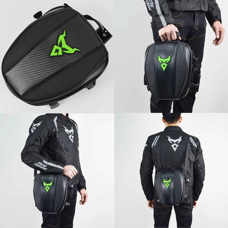 

2018 Motorcycle Rear Seat Package Hangback bag After The Bags Rain Cover Cycling Gas Tank Back Seat Bag