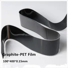 100*400*0.15mm Classe Industrial Folhas de Grafite Flexível (Único Adesivo Bond), 2 pcs FRETE GRÁTIS