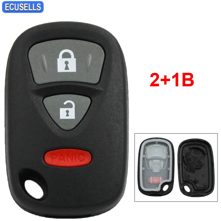 New Replacement 2+1/3 Button Remote Key Shell Case Smart Car Key