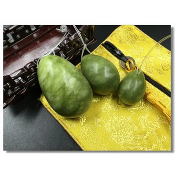

3 Pcs Natural Jade Kegel Balls Massage for Women Tightening Vaginal Pelvic Floor Exercise MSU99