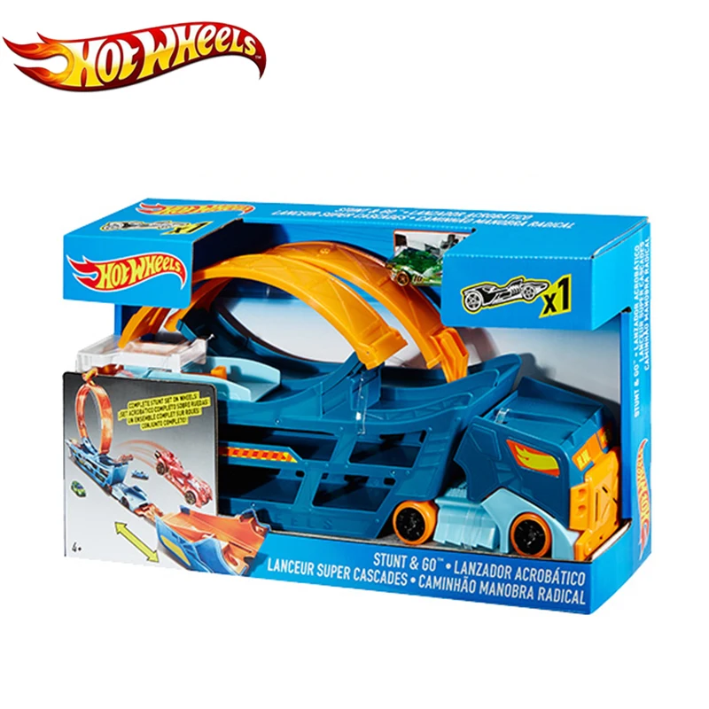 Hot Wheels машинка-спортивный костюм для детей, многофункциональный автомобиль игрушка автомобильная коробка для хранения игрушка модель DWN56 Hotwheels Транспортная Тележка подарок