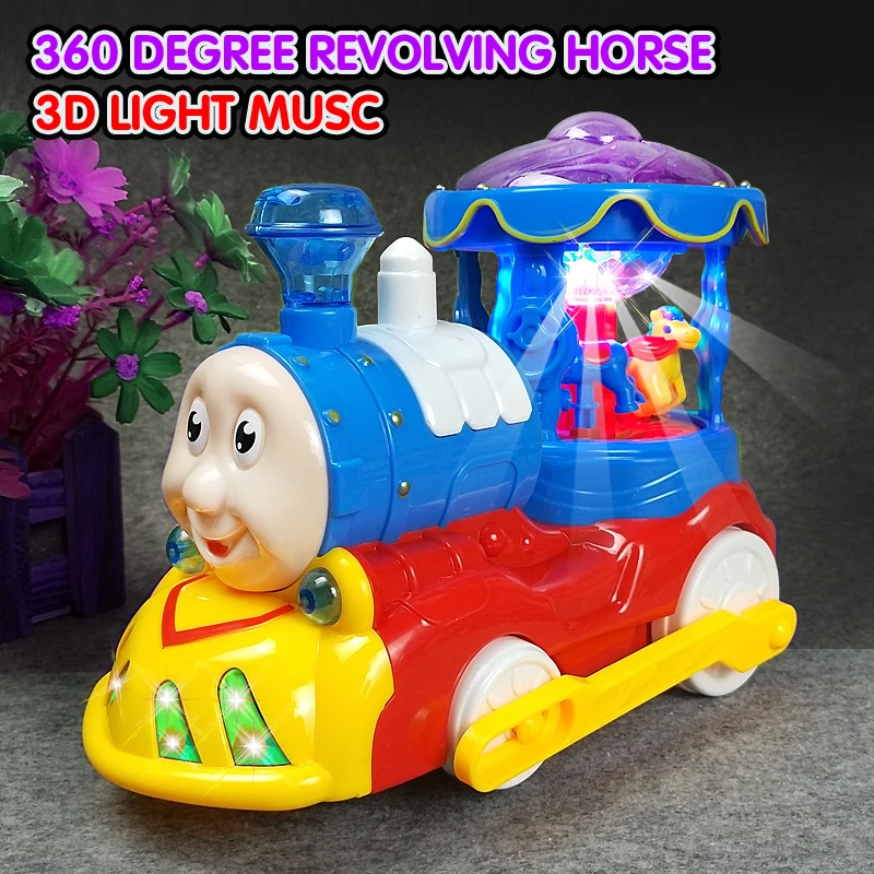 Kids Toys Electric Toys Train Emulation amusement park A revolving