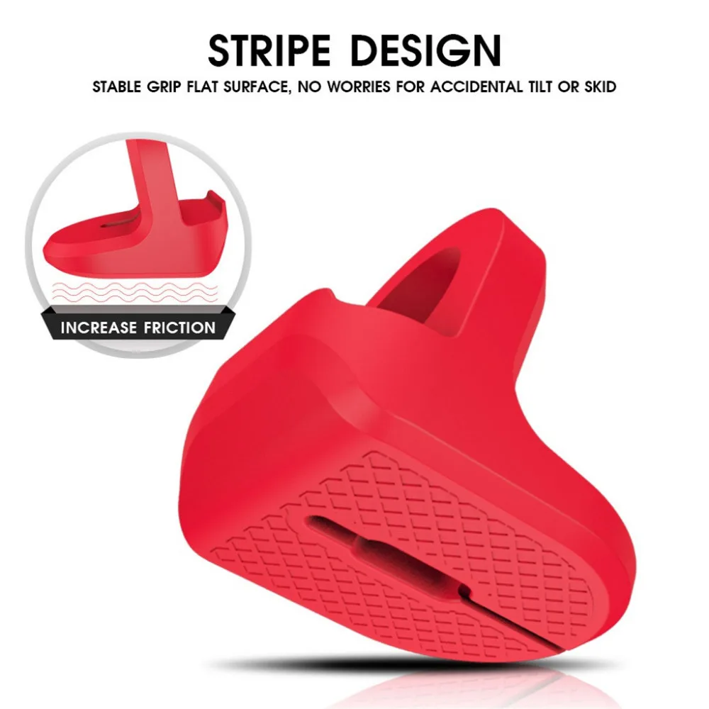 Silicone ABS Body Charging Dock Stand Holder Bracelet For Apple Watch Series 4321 Stand Only No Cable 40MR27 (12)