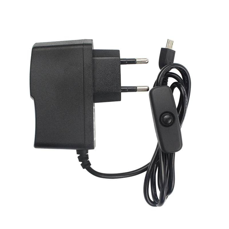 5V 2.5A источник питания с кнопкой включения/выключения Micro USB зарядное устройство адаптер EU US UK AU разъем для Raspberry Pi 3 Model B+/3