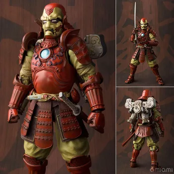 

Super Hero IRON MAN MK3 samurai waiter Takeya Takayuki Famous Military style SHF Action Figure Collection Model Toys 17cm