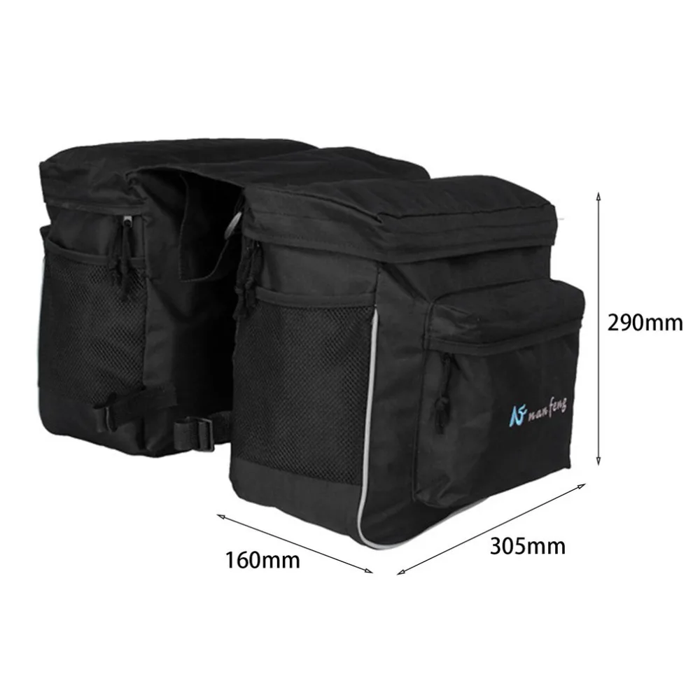 Велосипедная сумка, односторонняя, многофункциональная, водонепроницаемая, большая, вместительная, MTB, велосипедная, задняя стойка, сумка-переноска, на открытом воздухе, велосипедная сумка