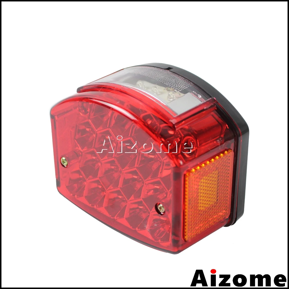 12V мотоцикл светодиодный фонарь светильник хвост для МГ 125 125cc Карпаты 50cc стоп
