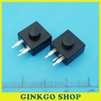 

100pcs/lot 213WD Flashlight Push Buttons Switches 12*12MM Side 3pins 2 On 1 Off Self-Locking Flash Light Switchs