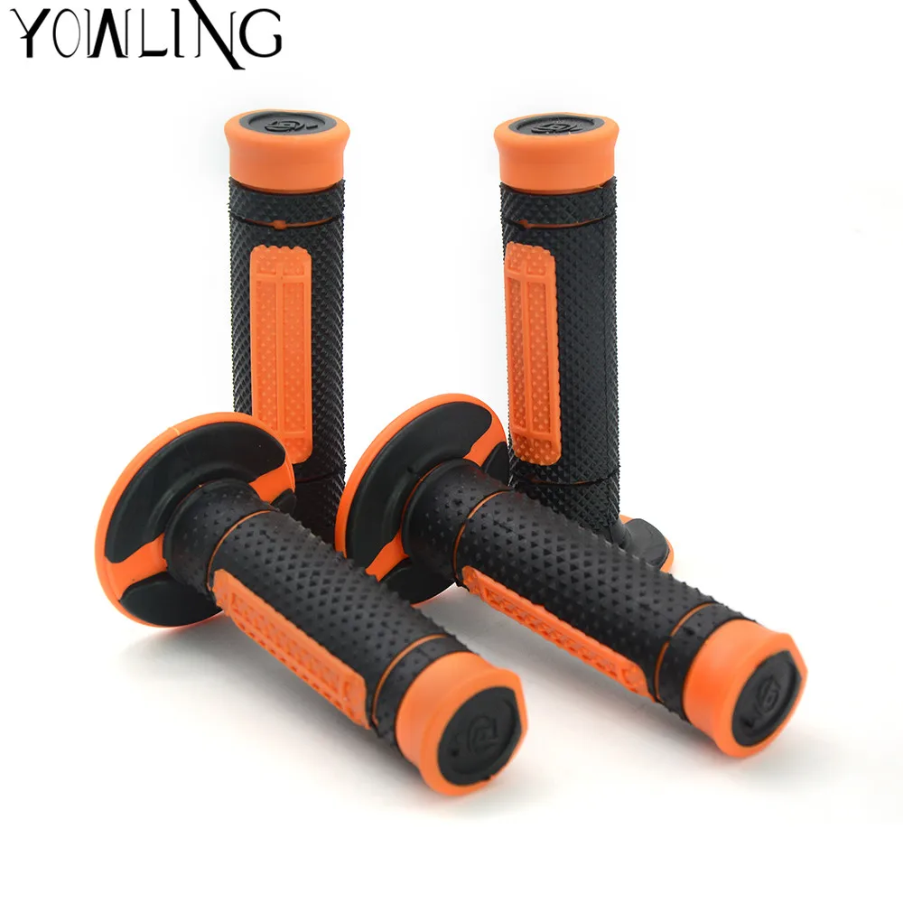 Pro Taper Grip Handle Grip for ktm Dirt Pit bike Motocross Motorcycle Handlebar Grips orange color Hand Grips free shipping