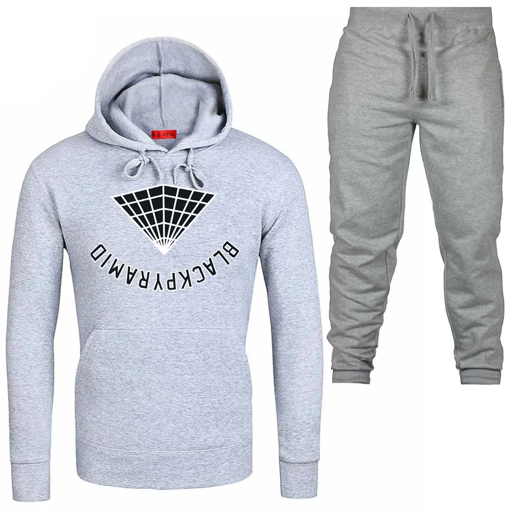 Fashion BLACK PYRAMID Hip Hop Hoodies Men Chris Brown Street Style Long Sleeve Sweatshirt Justin Bieber Purpose Tour Hoody