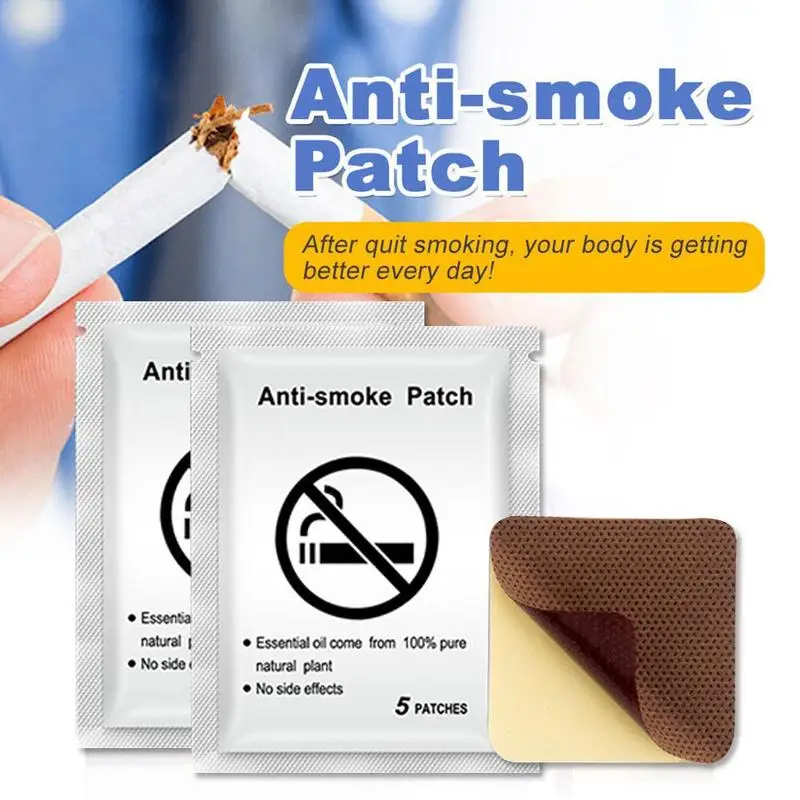 

5PCS/Bag Stop Smoking Anti Smoke Patch for Smoking Cessation Patch 100% Natural Ingredient Quit Smoking Patch