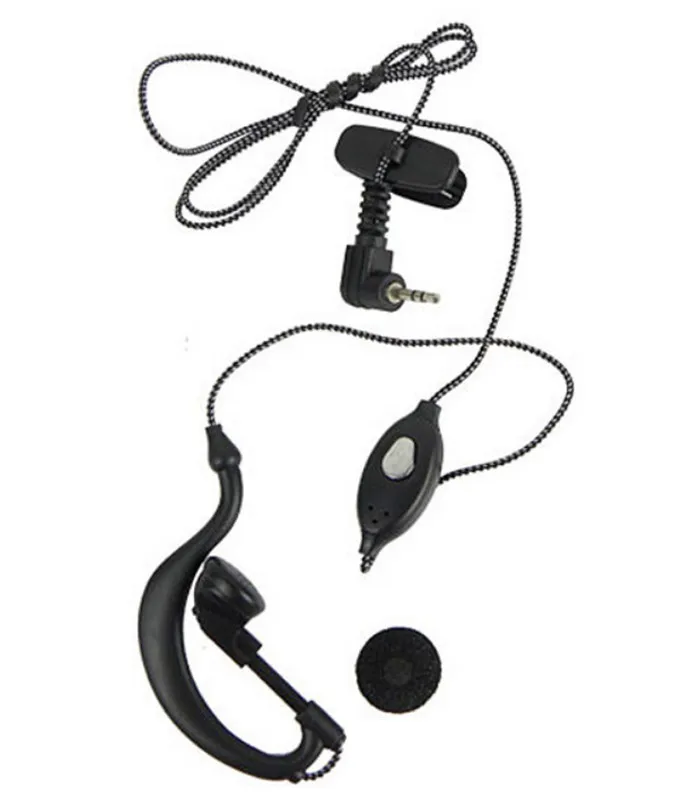 

5 piezas en blanco y negro trenzado auriculares for motorola TLKR T5 T7 T80 T5720 T5428 FR50 FR60 T5820 T5428 walkie talkie