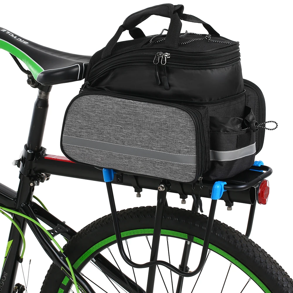 Excellent Mountain Bike Bicycle Cargo Racks Aluminum Bicycle Luggage Carrier MTB Bicycle Mountain Bike Road Bikes Rear Rack Black 1
