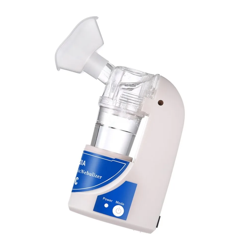 

Portable Ultrasonic Nebulizer White 2.4Mhz 25ml Handheld Steaming Device Nebuliser Respirator Humidifier US/EU Plug