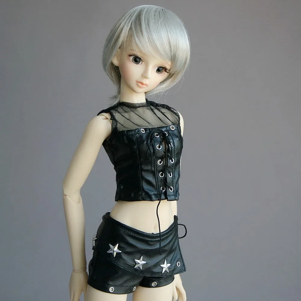 [Wamami] 367# черный 1/4 MSD 1/3 SD DZ AOD Pu кожаные штаны/наряд/костюм BJD Dollfie