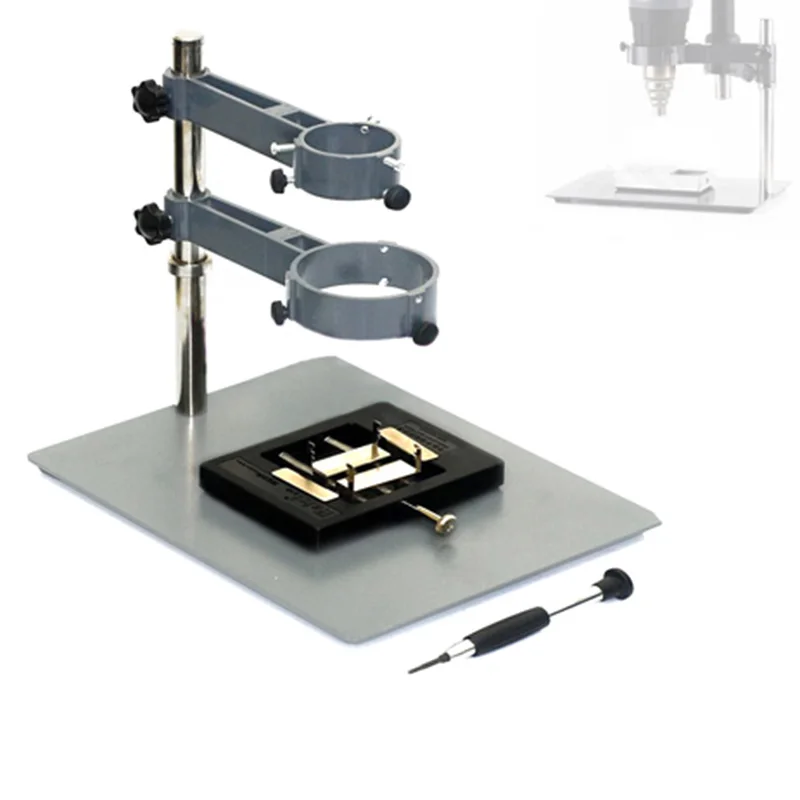 

Repairing Platform BGA Rework Reballing Station Hot Air Gun Clamp Jig F204