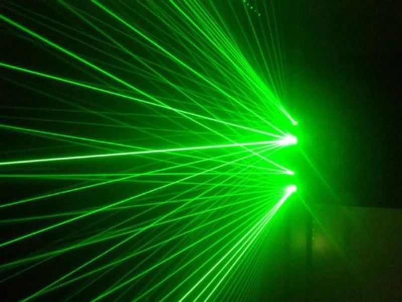 DIY GREEN laser gloves with 3 lasers and STROBE LED Palm Light Party Supplies led Gloves, Laser Gloves switch and DC line charge (2)