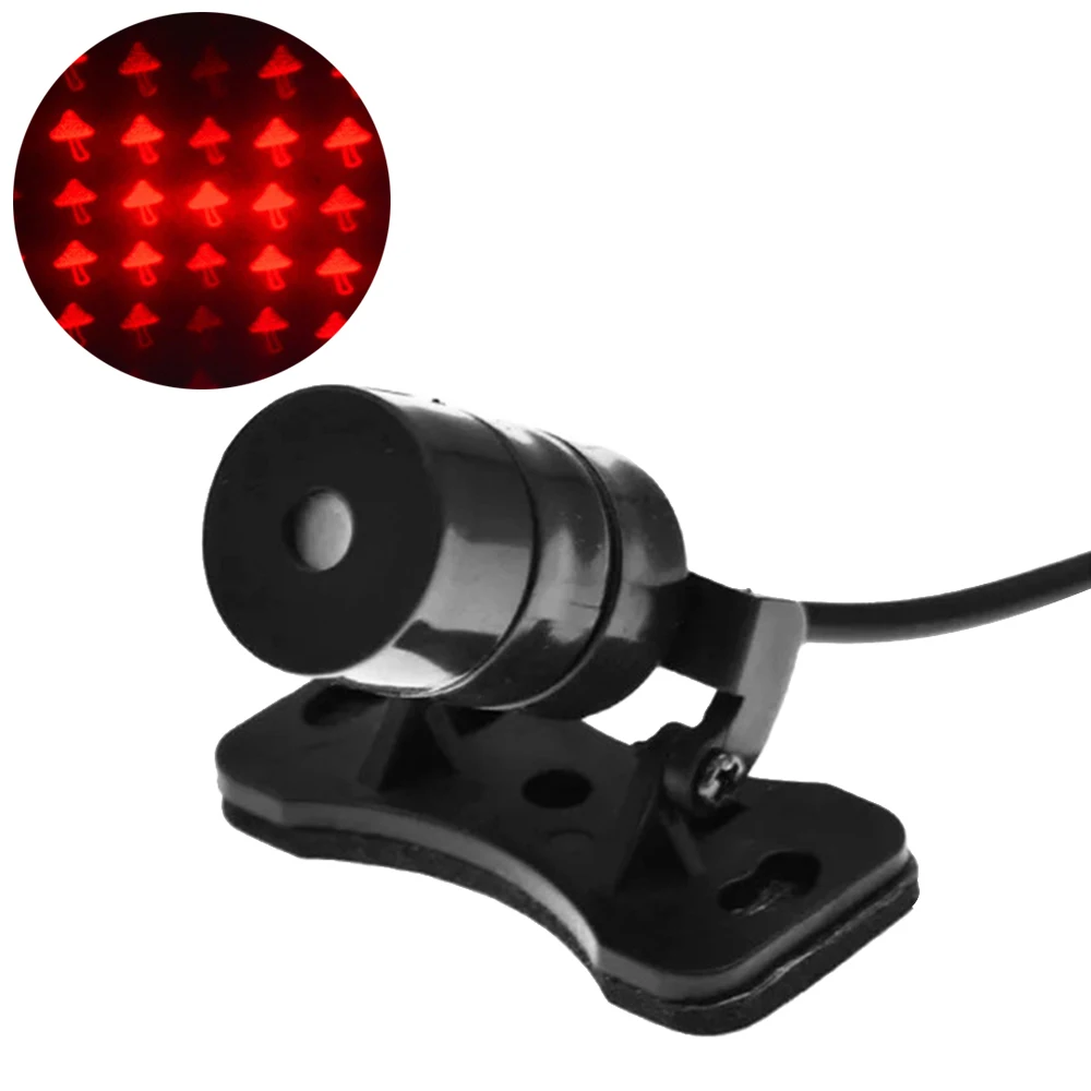 Универсальный светодиодный автомобильный мотоцикл лазерный противотуманный фонарь анти столкновения задний фонарь Авто Мото торможение парковочный сигнал предупреждаПредупреждение лампы для стайлинга автомобилей - Цвет: color 5