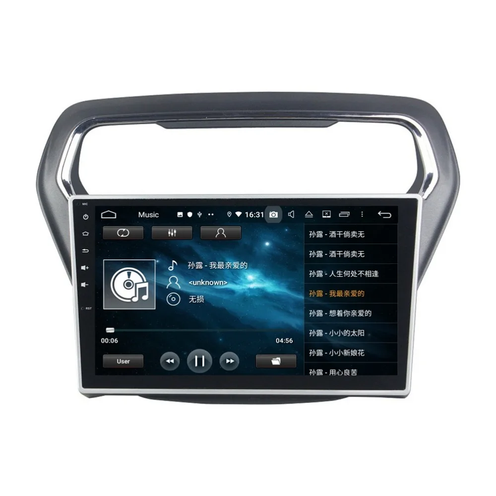 Excellent DSP 10.1" Android 9.0 Car DVD GPS Navigation Head Unit for Ford ESCORT 2014 2015 Radio GPS Bluetooth 4.2 WIFI USB 6