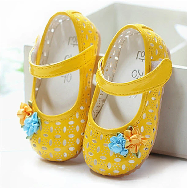 cute yellow sandals
