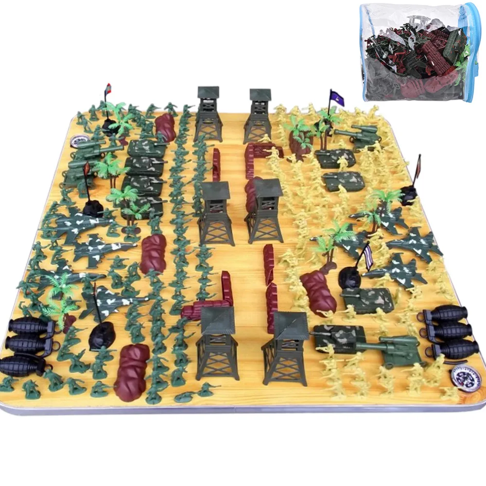 

300 Pcs/set Soldier Kit Action Figures Military Army Men Sand Scene Model