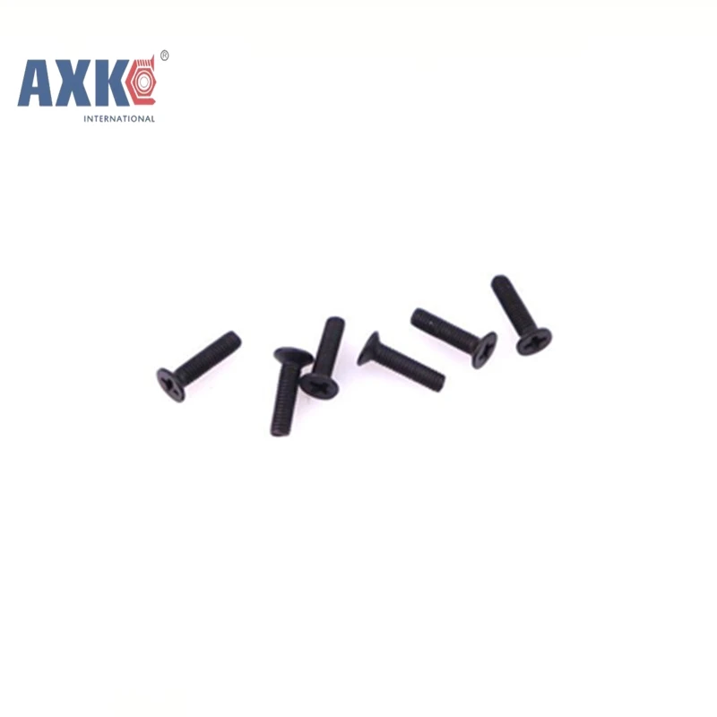 Черные винты для ноутбука M2 M2.5 M3 KM 100 шт.|screw countersunk|machine screwscountersunk screw head |