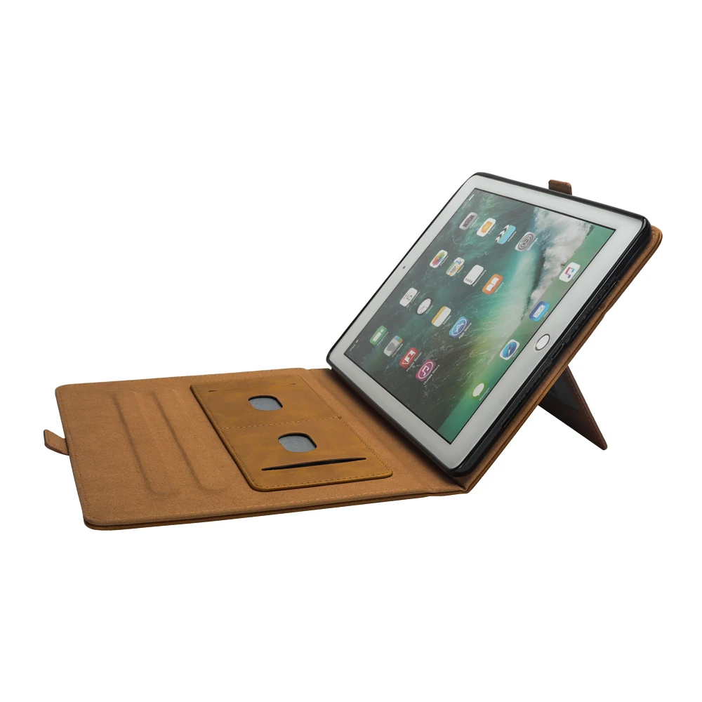 Магнитная планшеты Чехол для iPad Pro 12,9 Бумажник Стенд чехол из искусственной кожи с защелкой 12,9 Защитная крышка Слот карт памяти