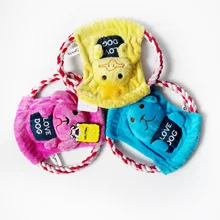 Free Shipping!Cute pet dog toy plush pet toys dog rope toys dog chew toys,Frisbee series