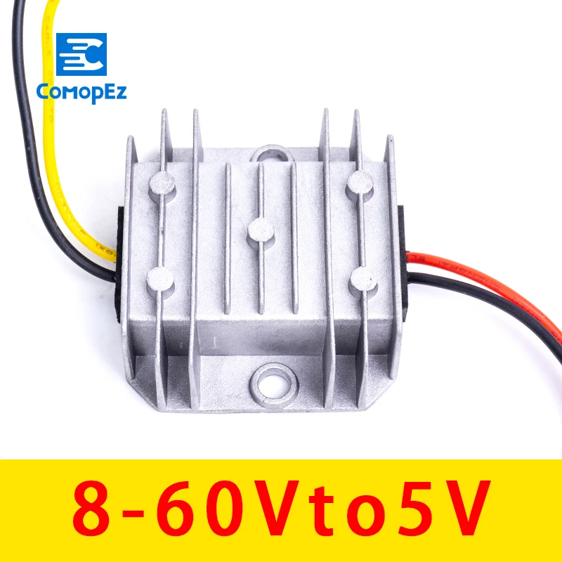 

8-60V to 5V 1A 2A 3A DC Converter Power Supply Low Power Buck Step Down LED Power Supply with CE RoHS 5V Converter