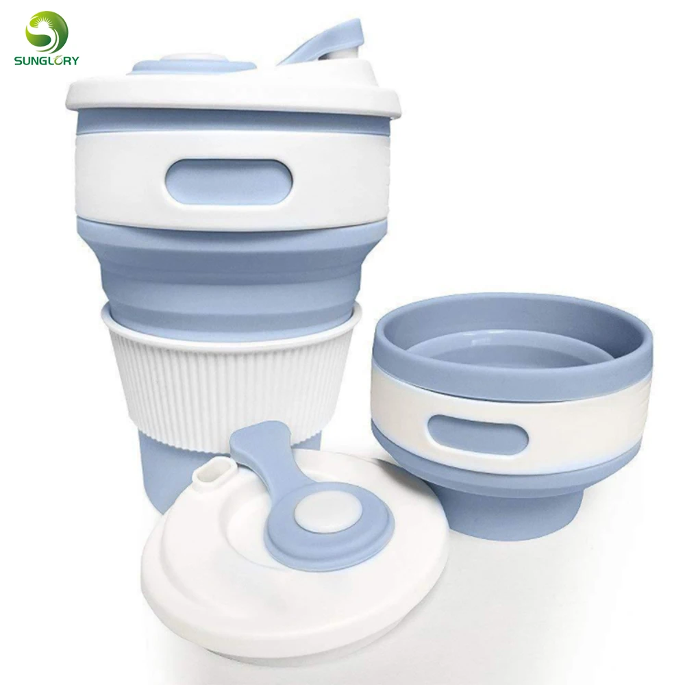

Silicone Collapsible Coffee Cup Portable Silicone Travel Cup Multi-function Foldable Outdoor Picnic Camping Leak Proof Water Cup