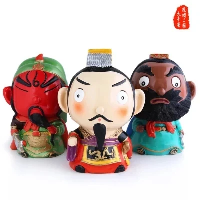 

Super Cute Gift Romance of the Three Kingdoms Creative Lovely Coin Piggy Bank Storage Bucket Children's Birthday Gift