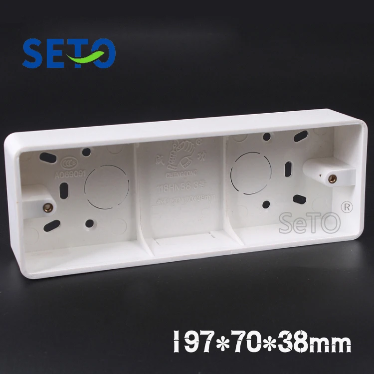 SeTo 118 Type General L Open Installation Bottom Box Outlet Socket Wall