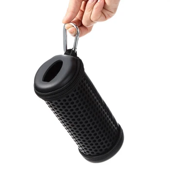

Hollow Aperture Wireless Bluetooth Speaker PU Cases For Logitech BOOM UE JBL Filp Zipper Carry Pouch Portable Black
