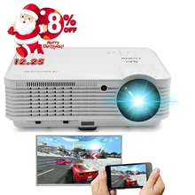 CAIWEI Smartphone Screen Mirroring 1080P LED Projector Home Theatre TV Movie Phone Projection Full HD Wireless WIFI HDMI USB AV