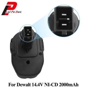 

2.0Ah 14.4V NI-CD Power Tool Rechargeable Battery For Dewalt :DW9094,DE9038,DE9092,DW055K-2,DW931K-2,DW935K,DW941K,DCD930KX