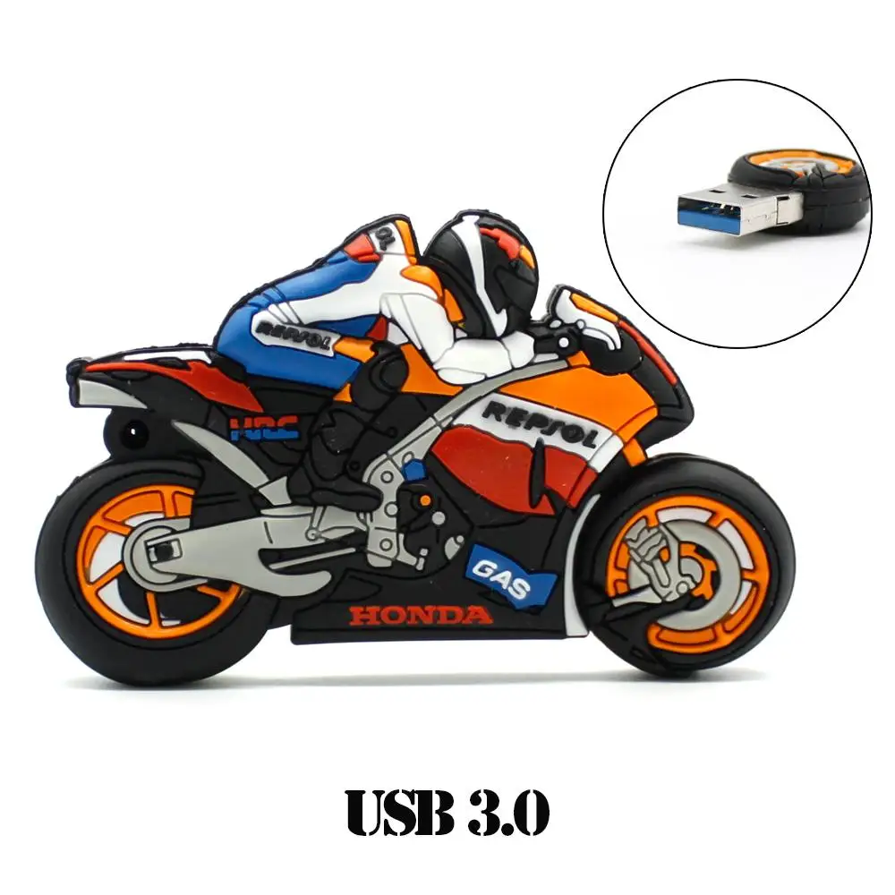 Motorcycle USB flash drive USB 3.0 pen drive christmas gift pen drive
