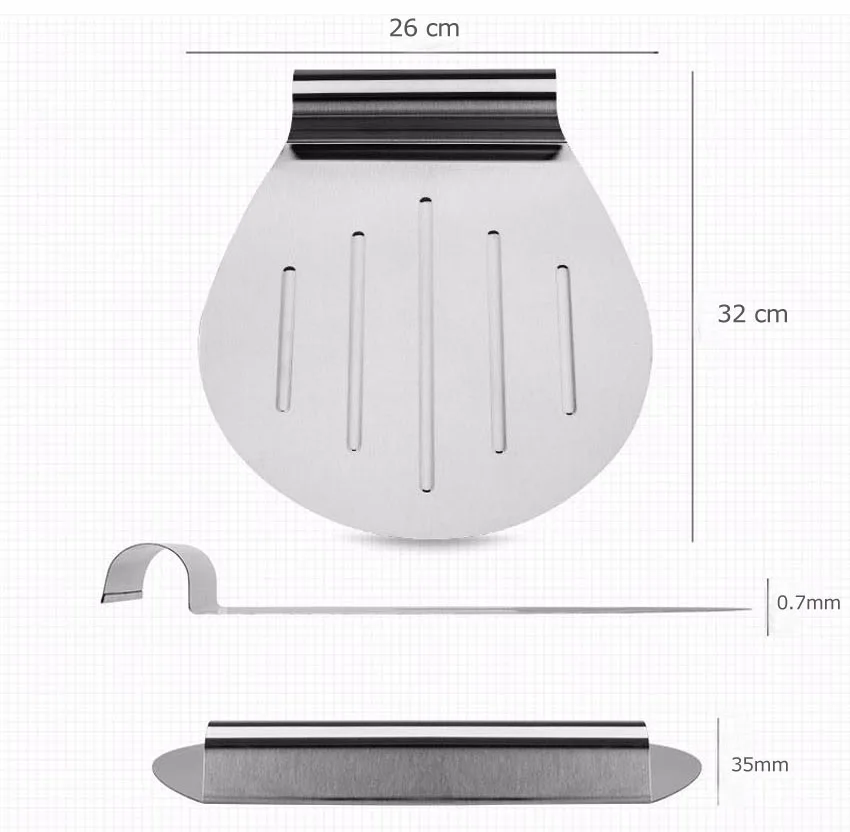ERMAKOVA поднос для торта из нержавеющей стали для пиццы, поднос для блинов, лопатка для торта, для кухни, для выпечки, формы для выпечки, инструмент для выпечки