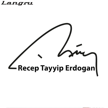 

Langru Auto Motorrad Aufkleber For Recep Tayyip Erdogan Sticker Autogramm Unterschrift Cool Graphics Vinyl Sticker Jdm