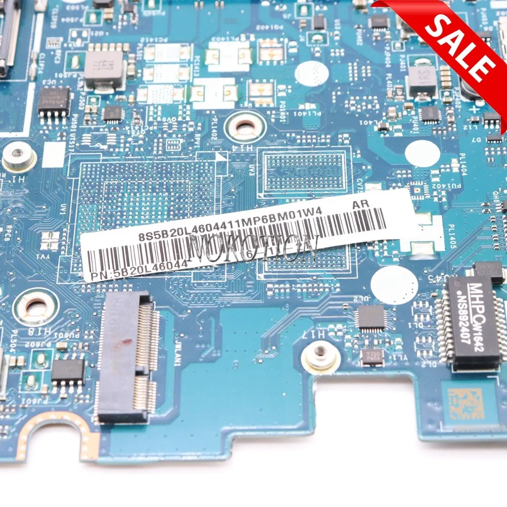 NOKOTION 5B20L46044 BIUS1 S2 Y0 Y1 LA-D451P основная плата для lenovo yoga 510-14isk материнская плата для ноутбука SR2EX 4405U процессор полностью протестирован