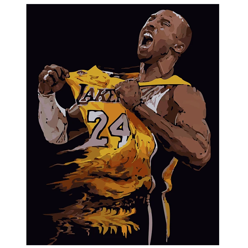 DIY diamond painting cross stitch Needlework diamond Basketball