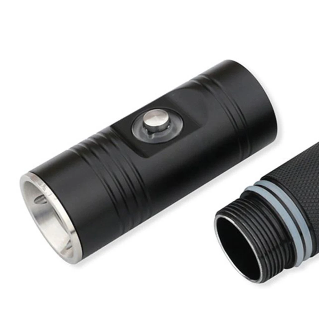 Professional Waterproof 1200 Lumens LED Scuba Diving Flashlight Underwater Torch - 2 Colors Water Sports SCUBA Snorkeling