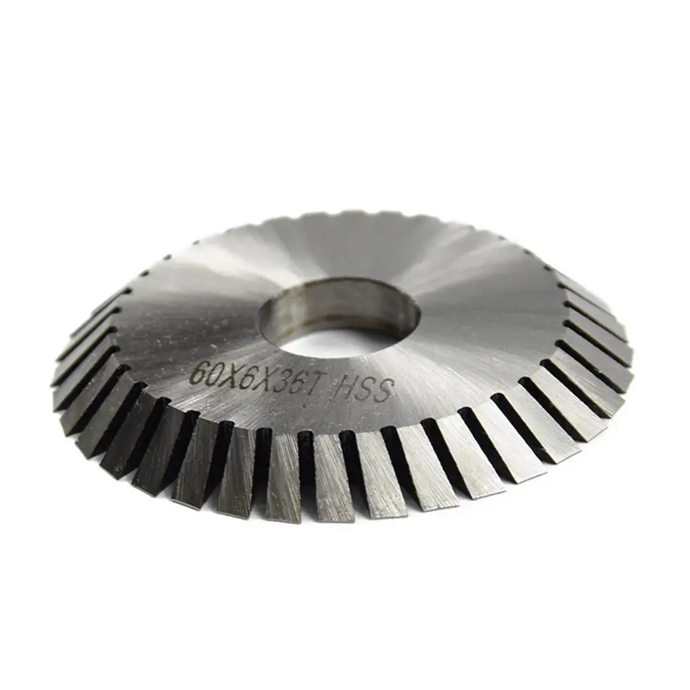 Титановое покрытие 60*6*16 мм ключевой режущий диск для всех горизонтальный станок для изготовления ключей диск резак слесарный инструмент#40