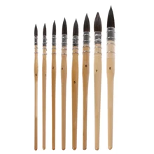 1 шт. большая китайская кисть для каллиграфии ручная работа, кисть для рисования белки, кисть для акварели