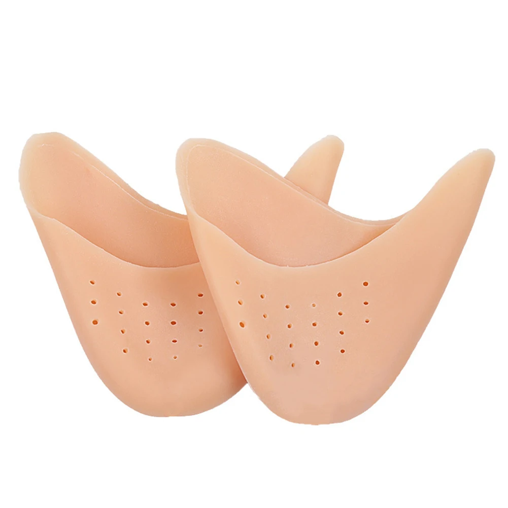 

1 Pair Thicken Toe Cap Ballet Shoe Accessories Foot Care Protective Cover Pointe Pads Reduce Shock Super Soft Breathing Hole